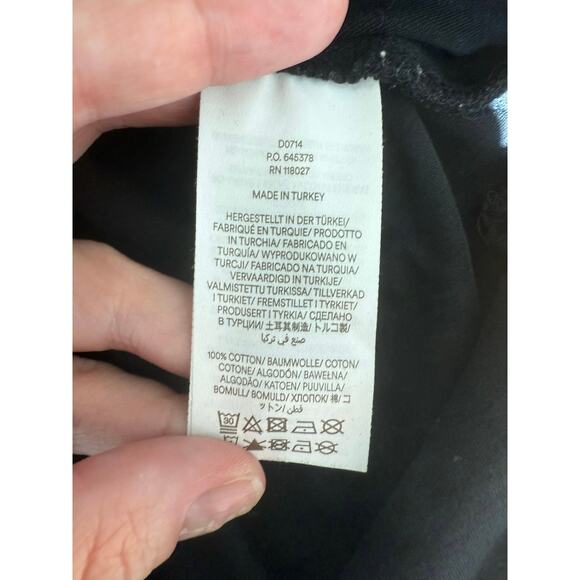 Boden Jersey Midi T-Shirt Cotton Dress Black Size 10 - Picture 6 of 8